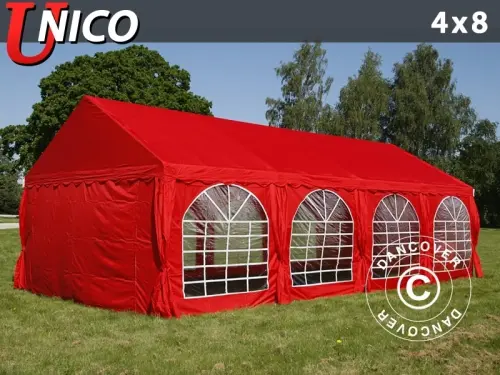 Partyzelt UNICO 4x8m, Rot à Zurich