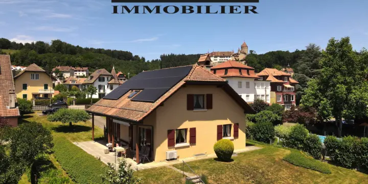 Villa individuelle de 6.5 pièces avec grand jardin de 1'618 m2