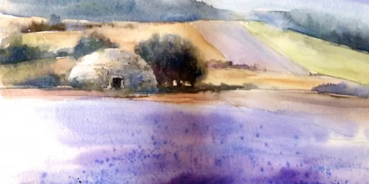 Stage d'aquarelle en Provence