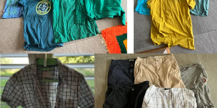 Lot de 14 vêtements homme/garçon même gabarit M - 15 ans