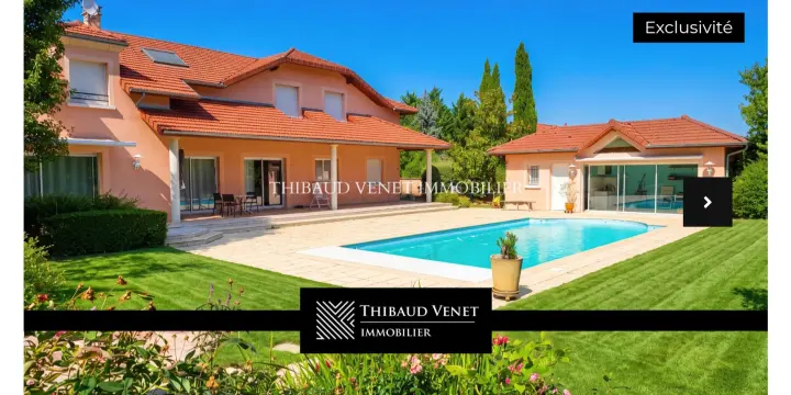 EXCLUSIVITÉ – VILLA DE STANDING - 350 m² habitable à 1h10 de Genève.