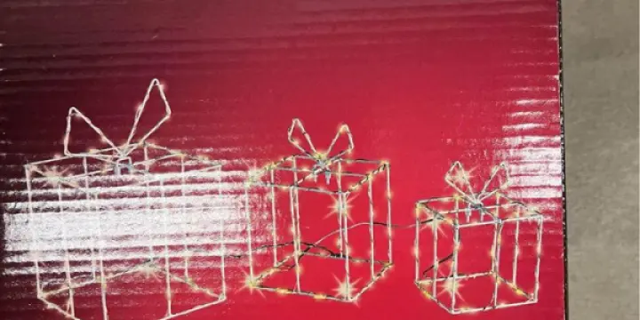 Cadeaux lumineux de Noel