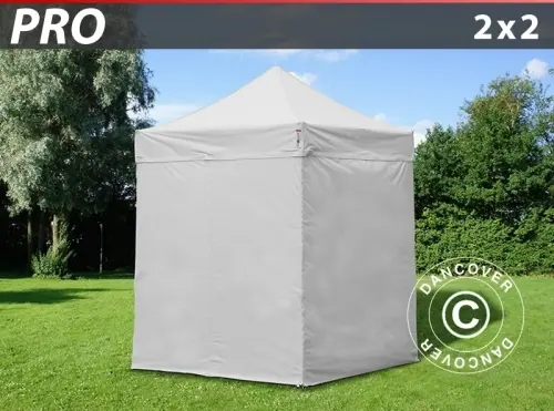 Faltzelt FleXtents PRO 2x2m Weiß, mit 4 wänden à Zurich
