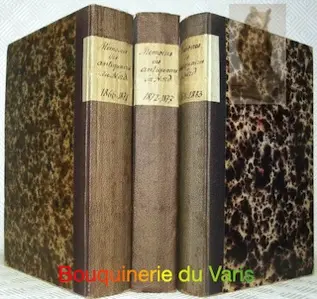 Mémoires de la Société Royale des Antiquaires du Nord. Nouvelle série. Années 1866-1883 reliées en…