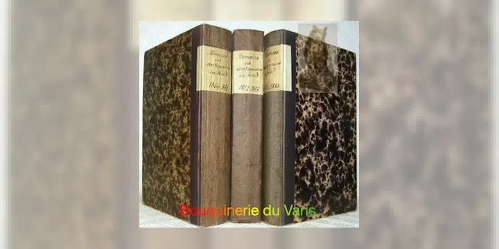Mémoires de la Société Royale des Antiquaires du Nord. Nouvelle série. Années 1866-1883 reliées en…