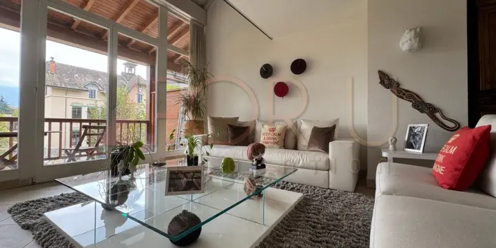 Unique, beau et grand triplex 6.5 pièces en attique à Plan-les-Ouates