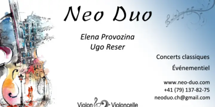 Duo Violon Violoncelle NEO-DUO