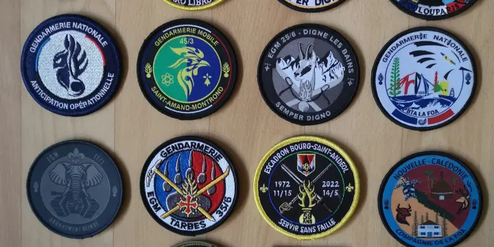 Ecussons collection gendarmerie Française