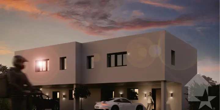 Maison jumelée moderne de 4.5 pièces dans un environnement calme