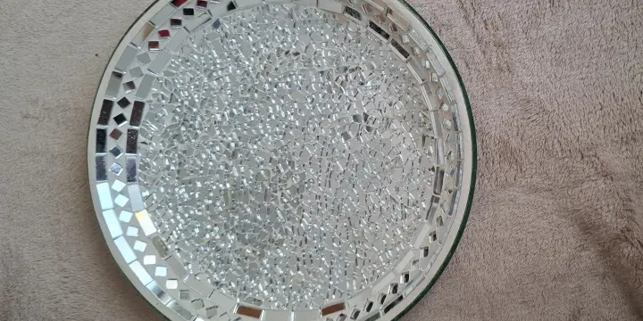 Assiette mosaïque décorative