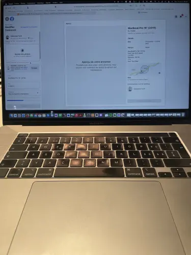MacBook Pro 2019 16' 64Go 2 To à Sion