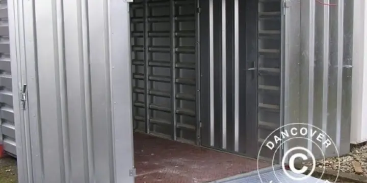 Zweiflügelige Containertür