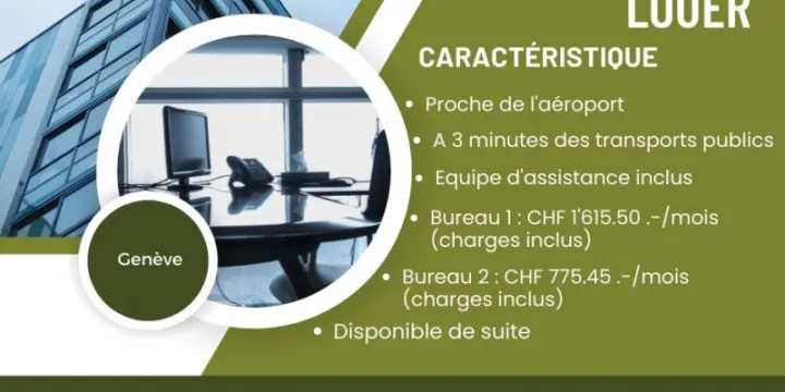 Bureaux à louer