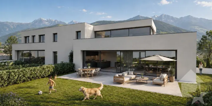 Magnifique projet d'un rez-de-jardin de 4.5 pièces