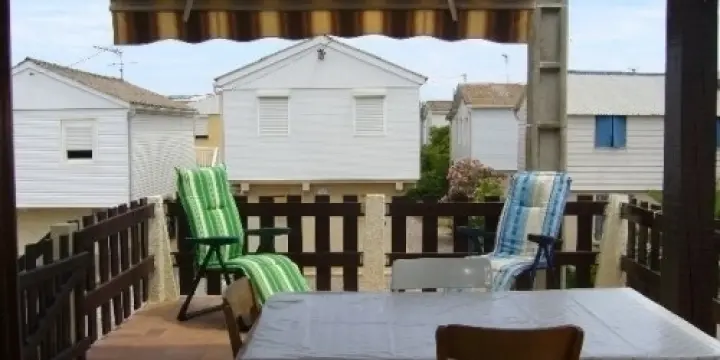 gruissan plage chalet a louer vue mer