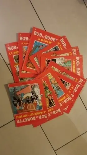 Lot de 10 bd Bob et bobette à prilly