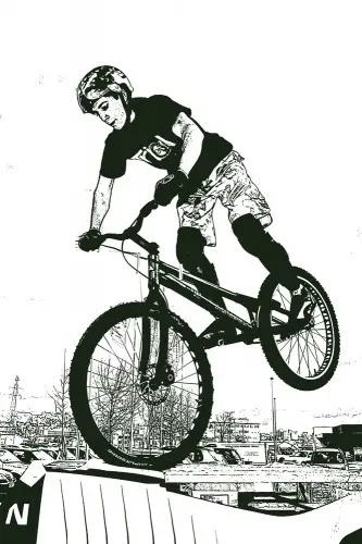 Démonstration - Show de Vélo Trial à Froideville