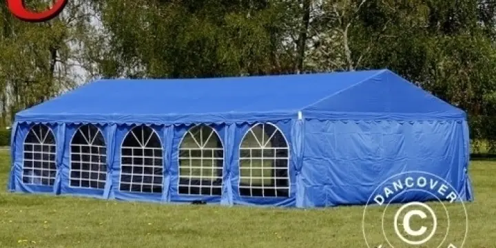 Partyzelt UNICO 5x10m, Blau