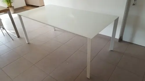 table en verre extra blanc à Veigy Foncenex