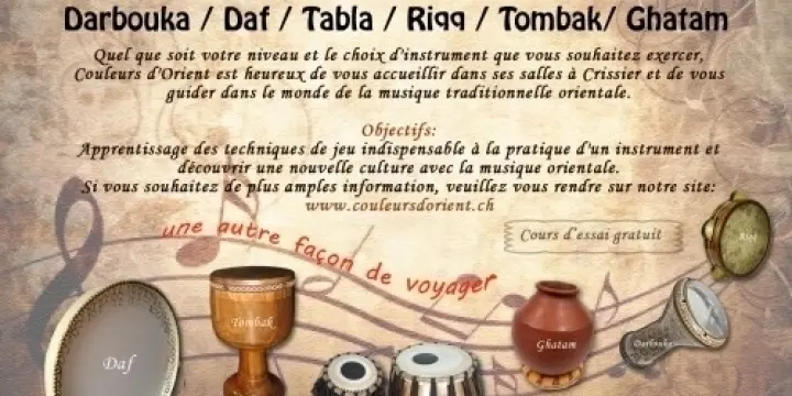 Stage de percussions orientales