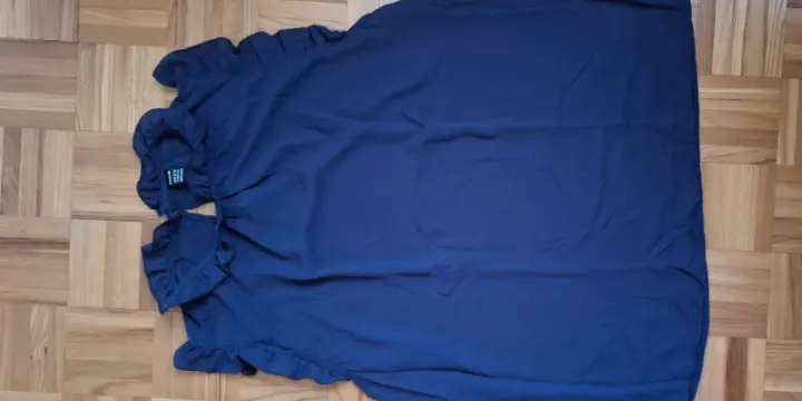 Blouse Shein bleu marine sans manche