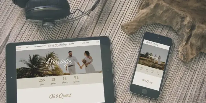 Créez un site internet de mariage époustouflant