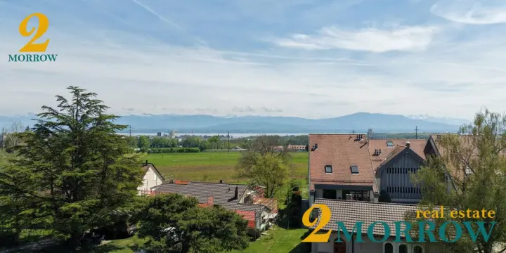 Appartement 3 - 6.5 pièces en duplex avec deux balcons et vue sur les Alpes