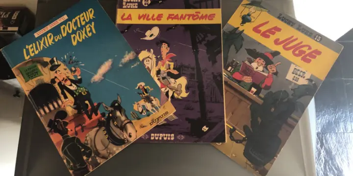 3 albums, collection originale "Lucky Luke"
