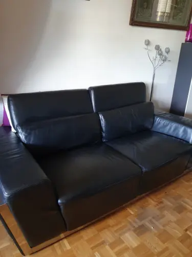 Salon en vrais cuir à Meyrin