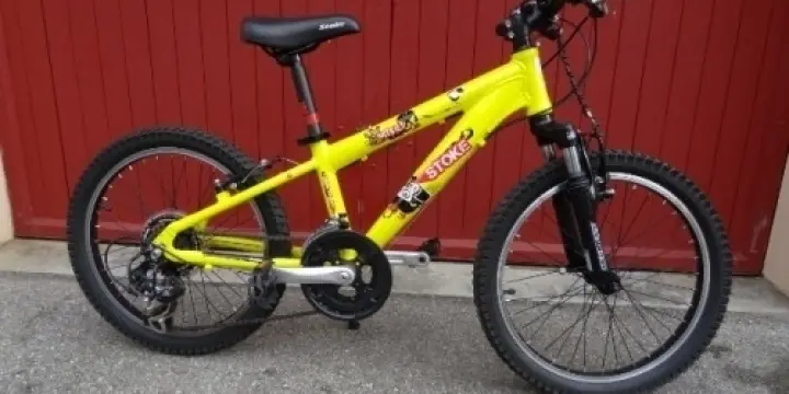 VTT  Jaune enfant 20"
