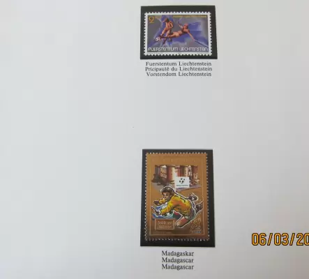 Album de timbres Mundial 1990