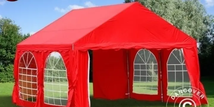 Partyzelt UNICO 4x4m, Rot