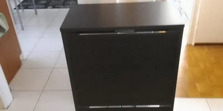 Meuble chaussures noir