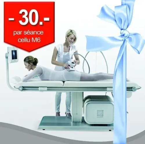 Lipomassage / Cellu M6 / 30.- de remise