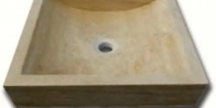 Vasque en pierre marbrière