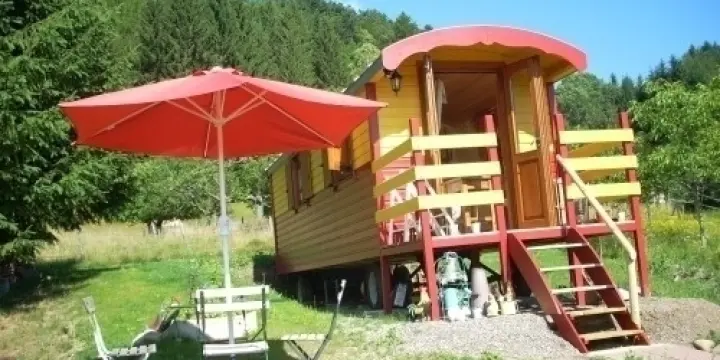 vacances dans une roulotte en Alsace