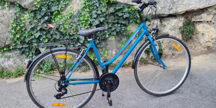 A vendre vélo dame couleur bleu