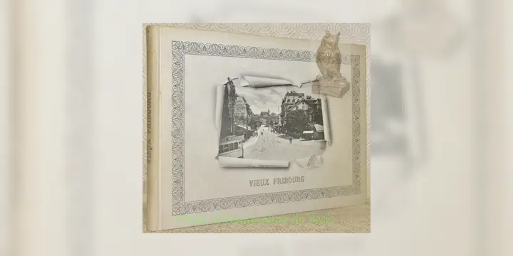 Vieux Fribourg. Photographies anciennes rassemblées par Marcel Jobin.