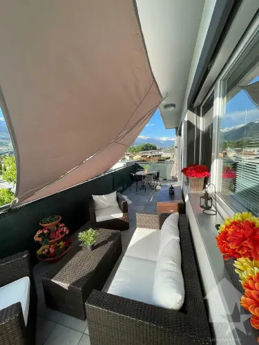 Appartement 3.5 pièces traversant avec grand balcon de 18 m2 à Bramois