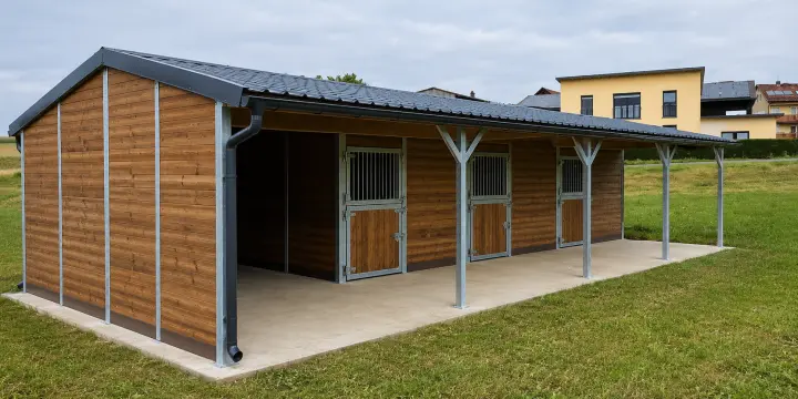 Écurie pour chevaux & Boxes pour chevaux à acheter - Boxes extérieurs