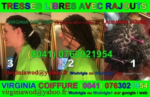 Tresses libres pour homme à Lausanne