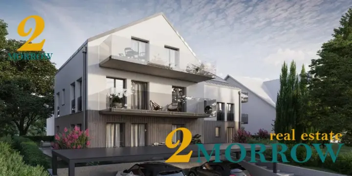 Appartement 3 - 6.5 pièces en duplex avec deux balcons et vue sur les Alpes
