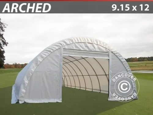Lagerzelt 9,15x12x4,5m PVC, Weiß à Zurich