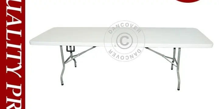 Klapptisch 242x74x74cm, hellgrau (25 St.)