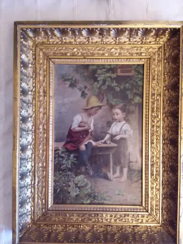 2 petits tableaux Marie Wunsch à Vich
