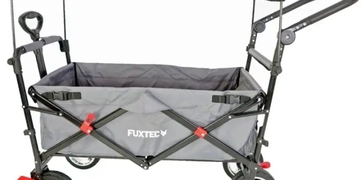 FUXTEC Chariot Gris avec Toit ouvrant FX-CT700