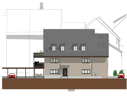 Zentrum-Grün: 3.5 Zimmer-Neubau