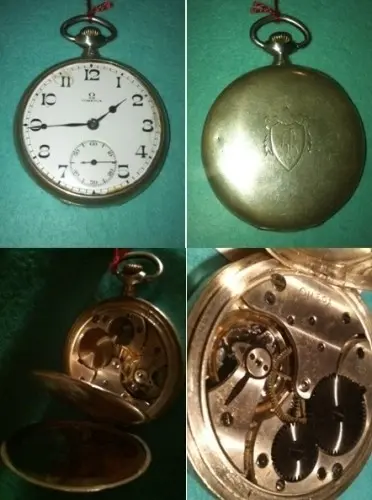 Ancienne Montre Gousset OMEGA Open Face  à Genève