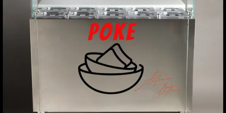 Coptoir Poke réfrigéré