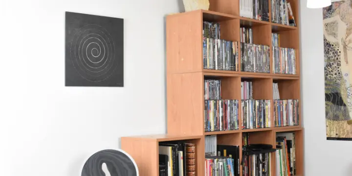 Tableau en Ardoise avec Peinture en Argent Véritable